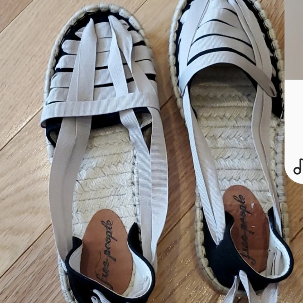 Free People Cecilia cotton wrap espadrille